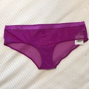 Free People Sheer Orchid Crush Panties